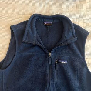 Patagonia mens synchilla fleece vest navy